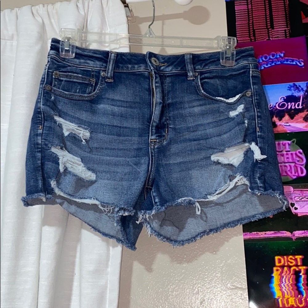 High rise shorts